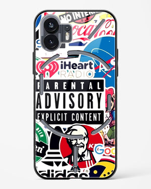 Brand Overload Glass Case Phone Cover (Nothing)
