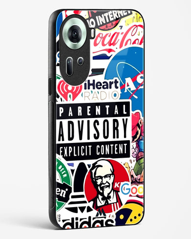 Brand Overload Glass Case Phone Cover (Oppo)