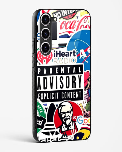 Brand Overload Glass Case Phone Cover-(Samsung)