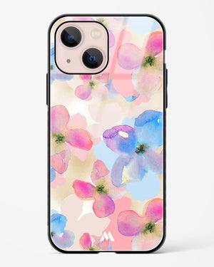 Watercolour Daisies Glass Case Phone Cover (Apple)