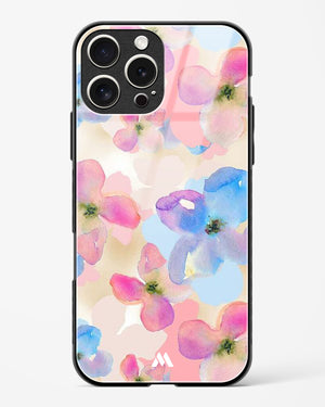 Watercolour Daisies Glass Case Phone Cover (Apple)