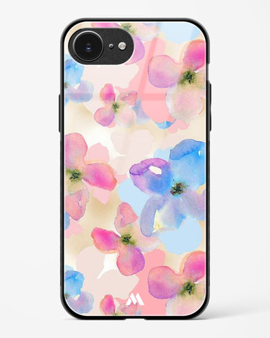 Watercolour Daisies Glass Case Phone Cover (Apple)