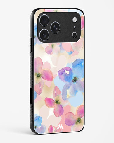 Watercolour Daisies Glass Case Phone Cover (Apple)
