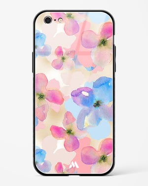 Watercolour Daisies Glass Case Phone Cover (Apple)