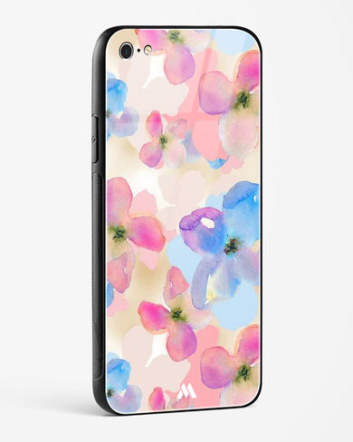 Watercolour Daisies Glass Case Phone Cover (Apple)