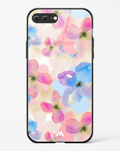 Watercolour Daisies Glass Case Phone Cover (Apple)