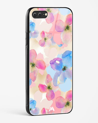 Watercolour Daisies Glass Case Phone Cover (Apple)