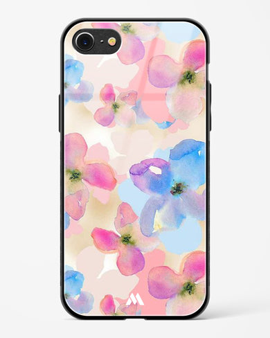 Watercolour Daisies Glass Case Phone Cover (Apple)