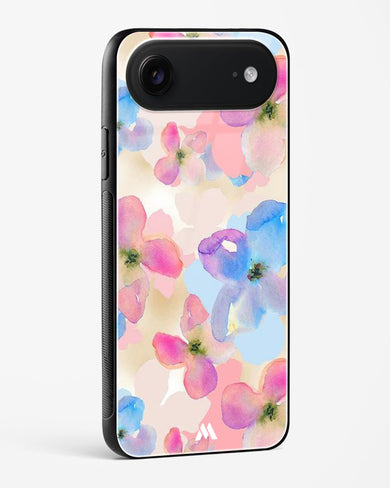 Watercolour Daisies Glass Case Phone Cover (Apple)