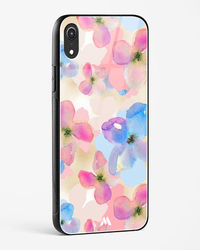 Watercolour Daisies Glass Case Phone Cover (Apple)