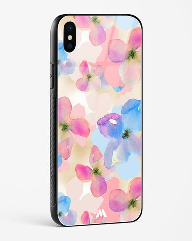 Watercolour Daisies Glass Case Phone Cover (Apple)