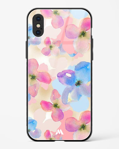 Watercolour Daisies Glass Case Phone Cover (Apple)