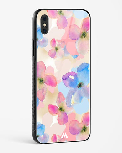 Watercolour Daisies Glass Case Phone Cover (Apple)