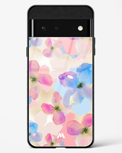 Watercolour Daisies Glass Case Phone Cover (Google)