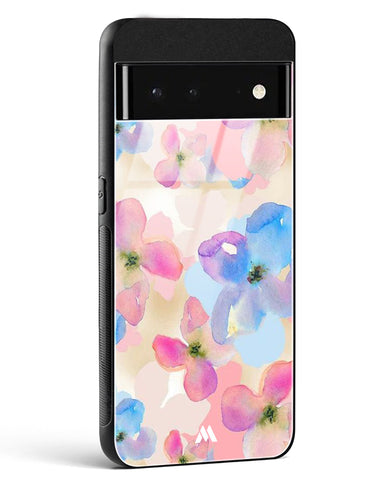 Watercolour Daisies Glass Case Phone Cover (Google)