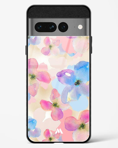 Watercolour Daisies Glass Case Phone Cover (Google)