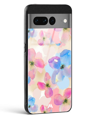 Watercolour Daisies Glass Case Phone Cover (Google)