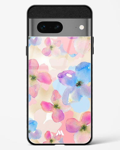 Watercolour Daisies Glass Case Phone Cover-(Google)