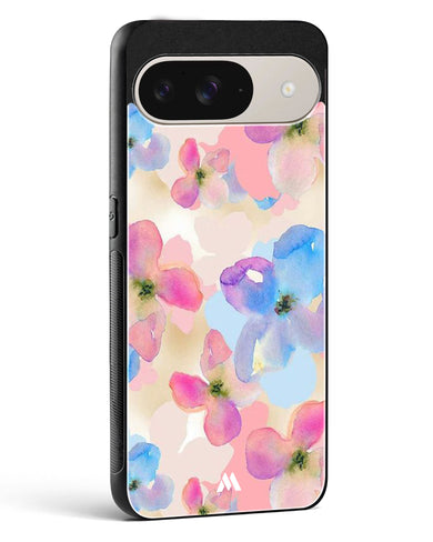 Watercolour Daisies Glass Case Phone Cover (Google)