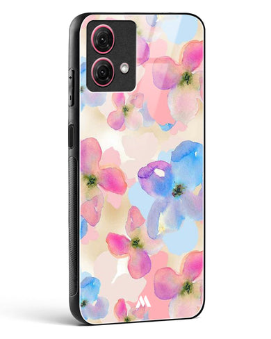 Watercolour Daisies Glass Case Phone Cover (Motorola)