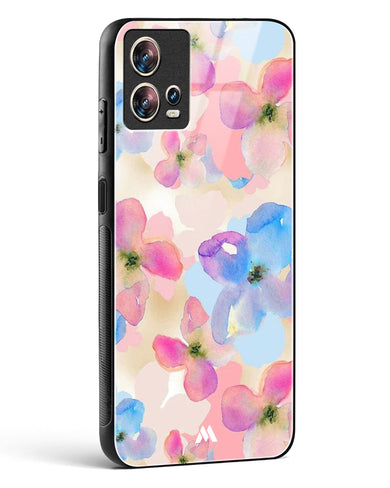 Watercolour Daisies Glass Case Phone Cover (Motorola)