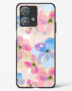 Watercolour Daisies Glass Case Phone Cover (Motorola)