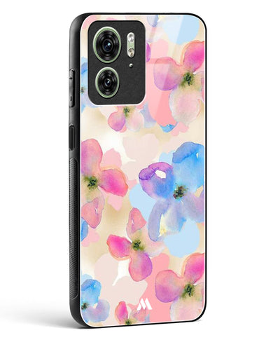 Watercolour Daisies Glass Case Phone Cover (Motorola)