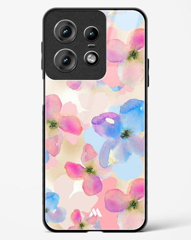 Watercolour Daisies Glass Case Phone Cover (Motorola)