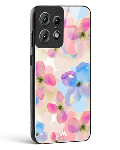 Watercolour Daisies Glass Case Phone Cover (Motorola)