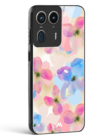 Watercolour Daisies Glass Case Phone Cover (Motorola)