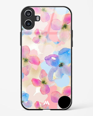 Watercolour Daisies Glass Case Phone Cover (Nothing)