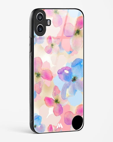 Watercolour Daisies Glass Case Phone Cover (Nothing)
