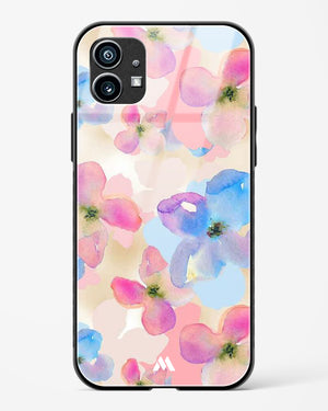 Watercolour Daisies Glass Case Phone Cover (Nothing)