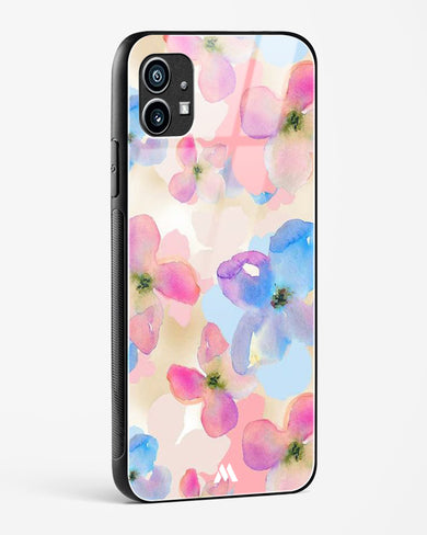 Watercolour Daisies Glass Case Phone Cover (Nothing)