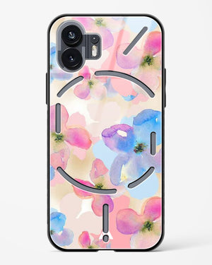 Watercolour Daisies Glass Case Phone Cover (Nothing)