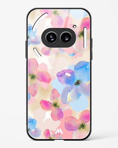 Watercolour Daisies Glass Case Phone Cover (Nothing)