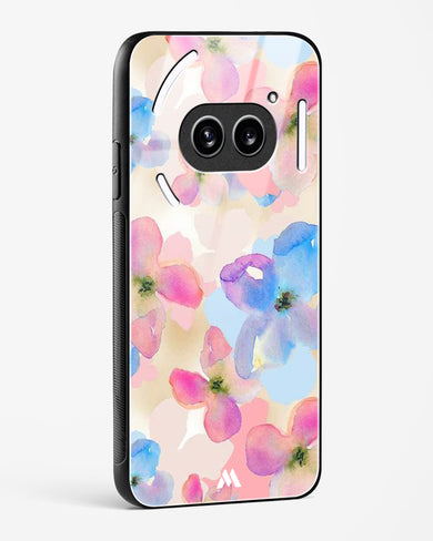 Watercolour Daisies Glass Case Phone Cover (Nothing)