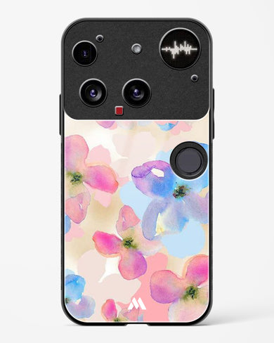 Watercolour Daisies Glass Case Phone Cover (Nothing)