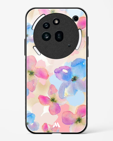 Watercolour Daisies Glass Case Phone Cover (Nothing)