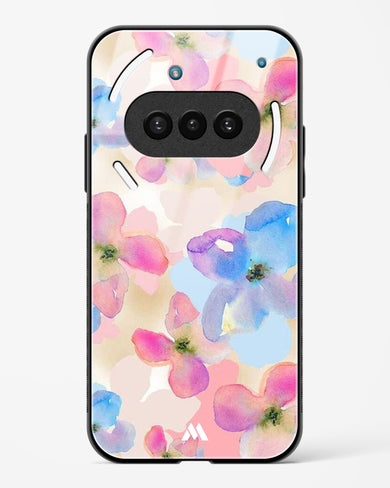 Watercolour Daisies Glass Case Phone Cover (Nothing)