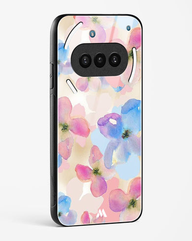 Watercolour Daisies Glass Case Phone Cover (Nothing)