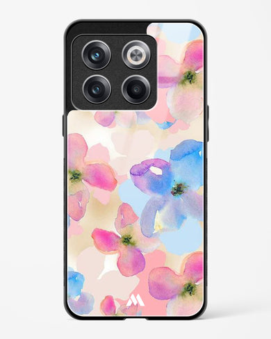 Watercolour Daisies Glass Case Phone Cover (OnePlus)