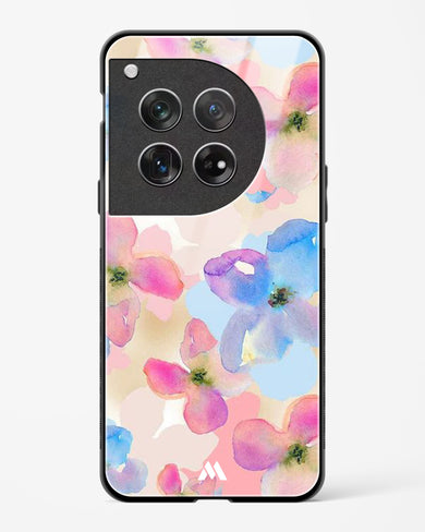 Watercolour Daisies Glass Case Phone Cover (OnePlus)