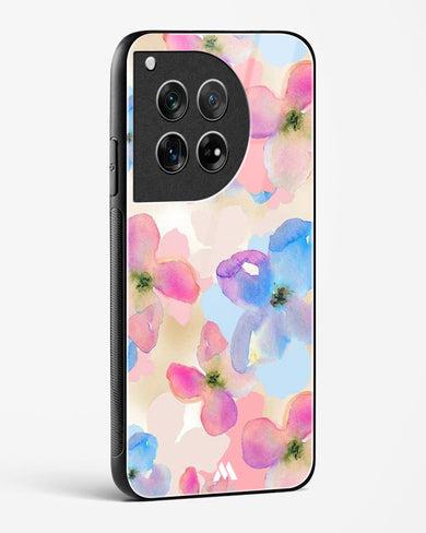 Watercolour Daisies Glass Case Phone Cover (OnePlus)