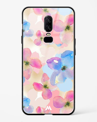 Watercolour Daisies Glass Case Phone Cover (OnePlus)