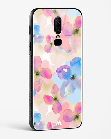 Watercolour Daisies Glass Case Phone Cover (OnePlus)