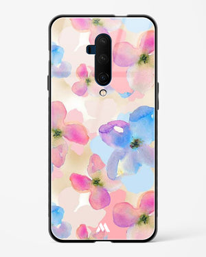 Watercolour Daisies Glass Case Phone Cover (OnePlus)