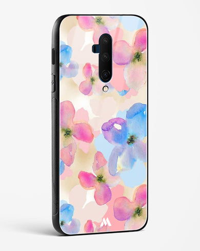 Watercolour Daisies Glass Case Phone Cover (OnePlus)