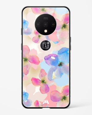 Watercolour Daisies Glass Case Phone Cover (OnePlus)