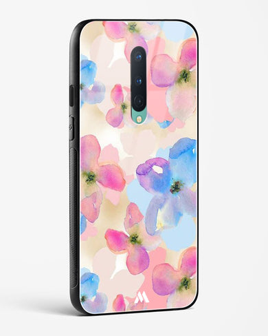 Watercolour Daisies Glass Case Phone Cover (OnePlus)